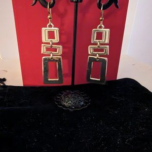 Silver fashion earrings